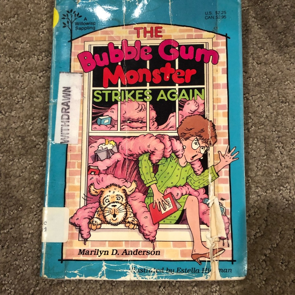 📚5 for $15 The Bubble Gum Monster Strikes Again Book